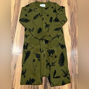 Arborist Button-Up Onesie